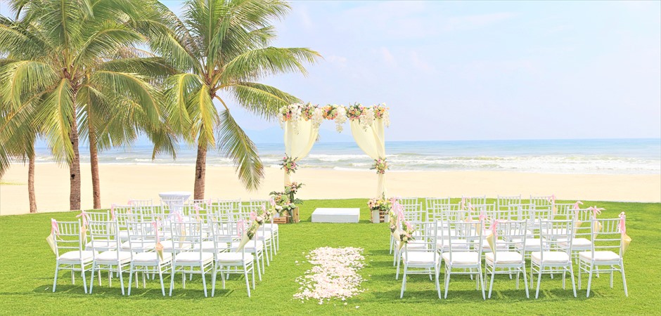 Beach Front Wedding at Palm Garden 